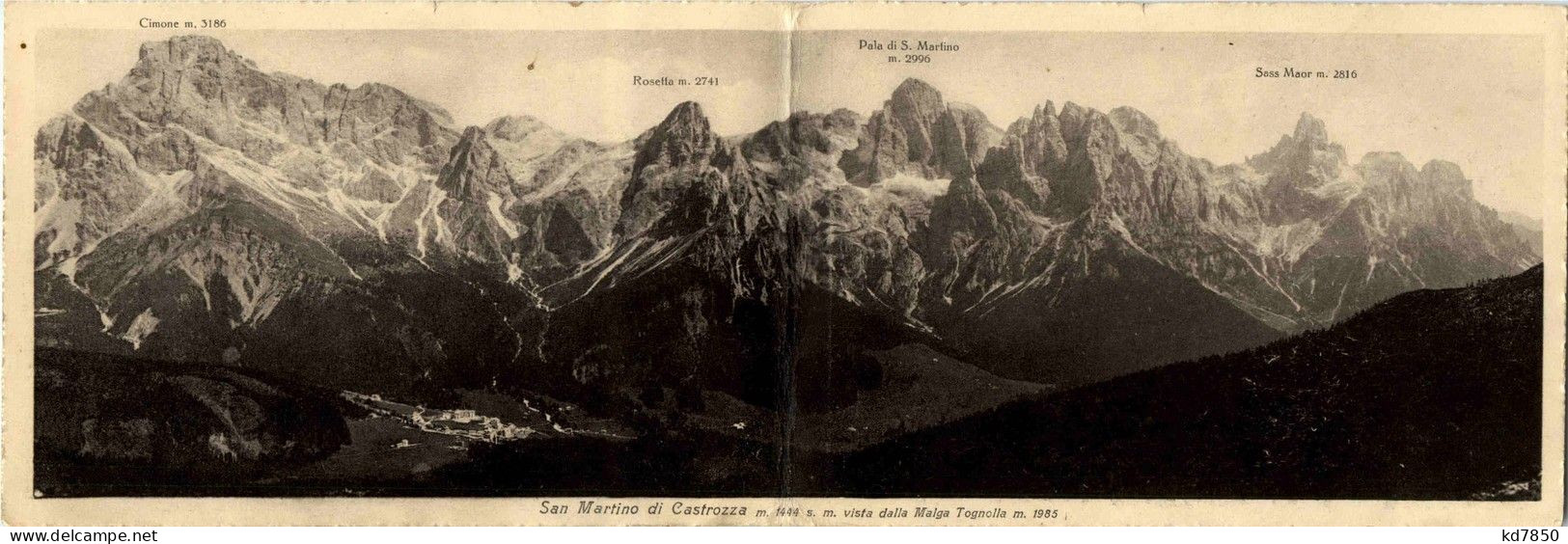 San Martino Di Castrozza - Klappkarte - Autres & Non Classés