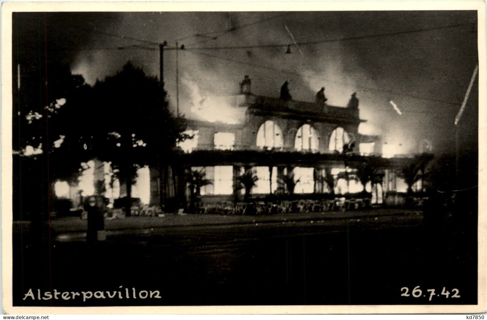 Hamburg - Alsterpavillon - Zerstörungen 1942 - Autres & Non Classés