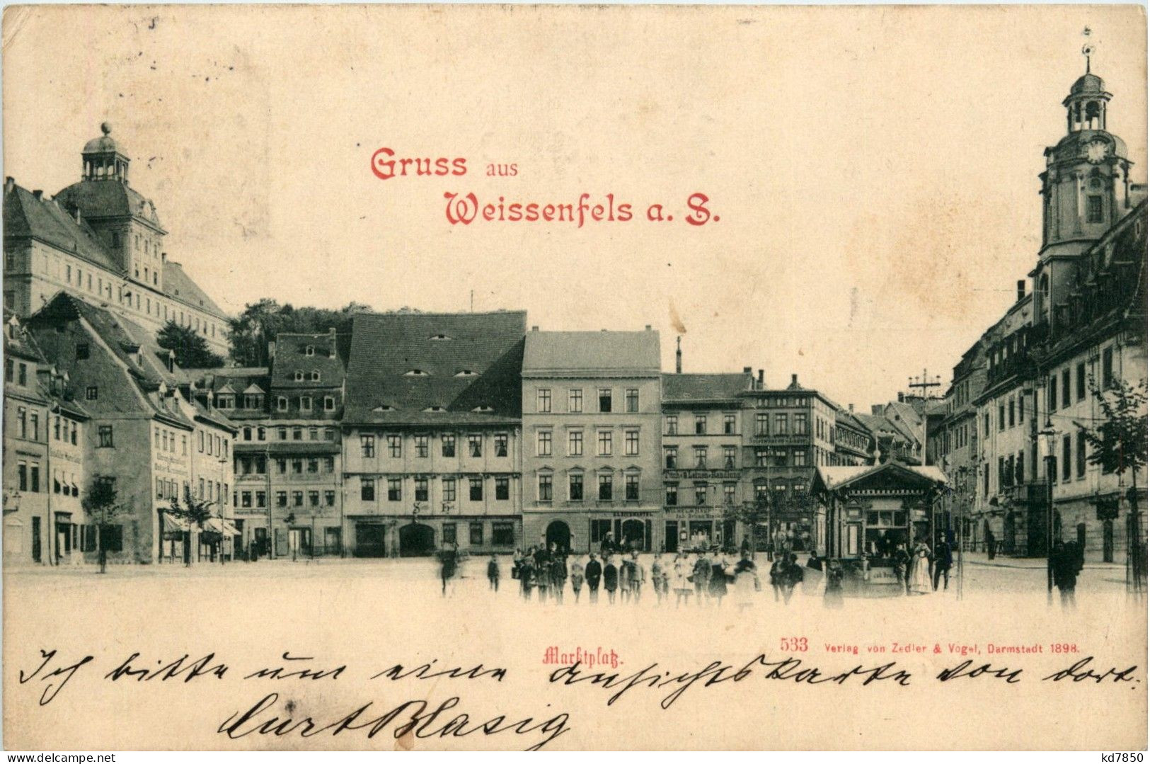 Gruss Aus Weissenfels - Marktplatz - Weissenfels