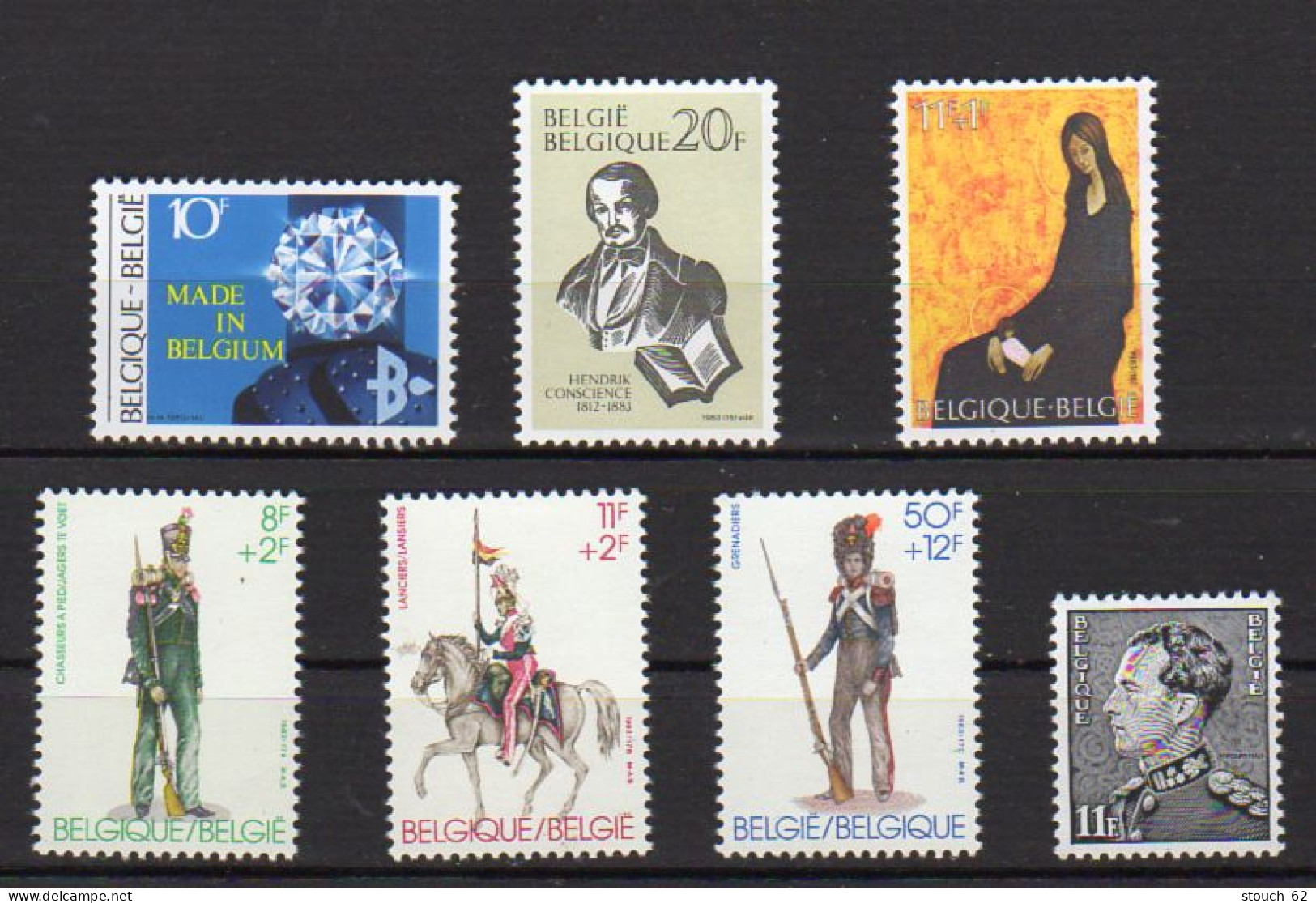 Belgique 1983, Année Complète Neuve, 2078 / 2111 - Annate Complete