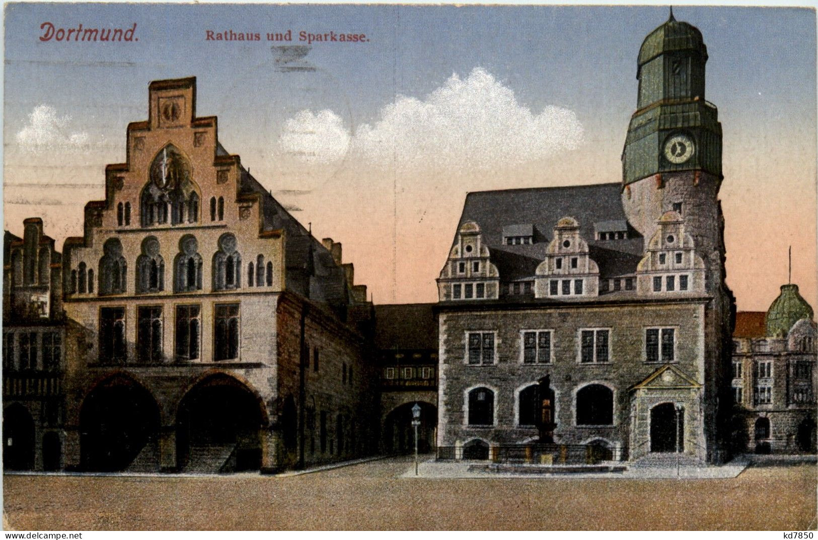 Dortmund - Rathaus Und Sparkasse - Dortmund