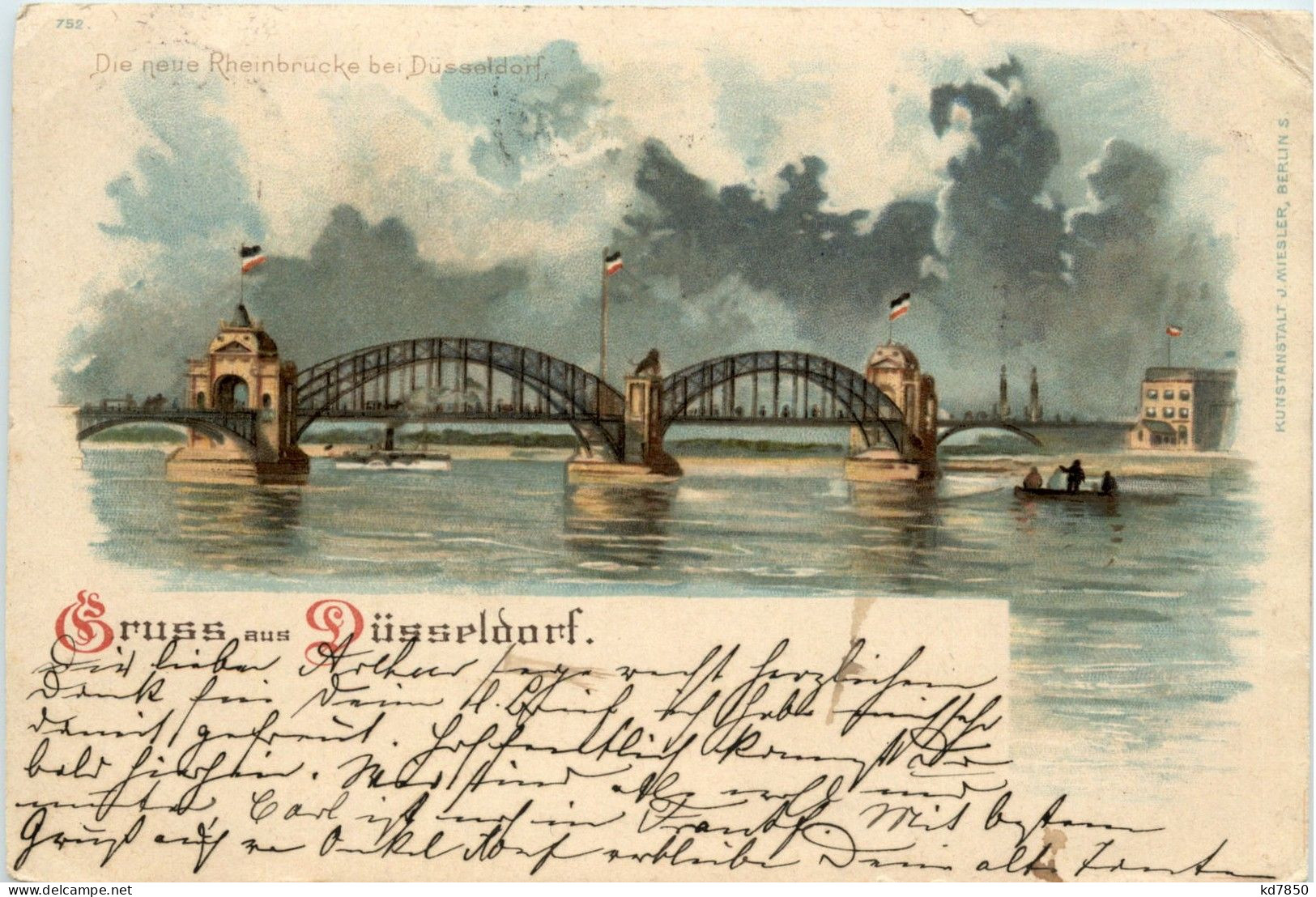 Gruss Aus Düsseldorf - Litho - Düsseldorf