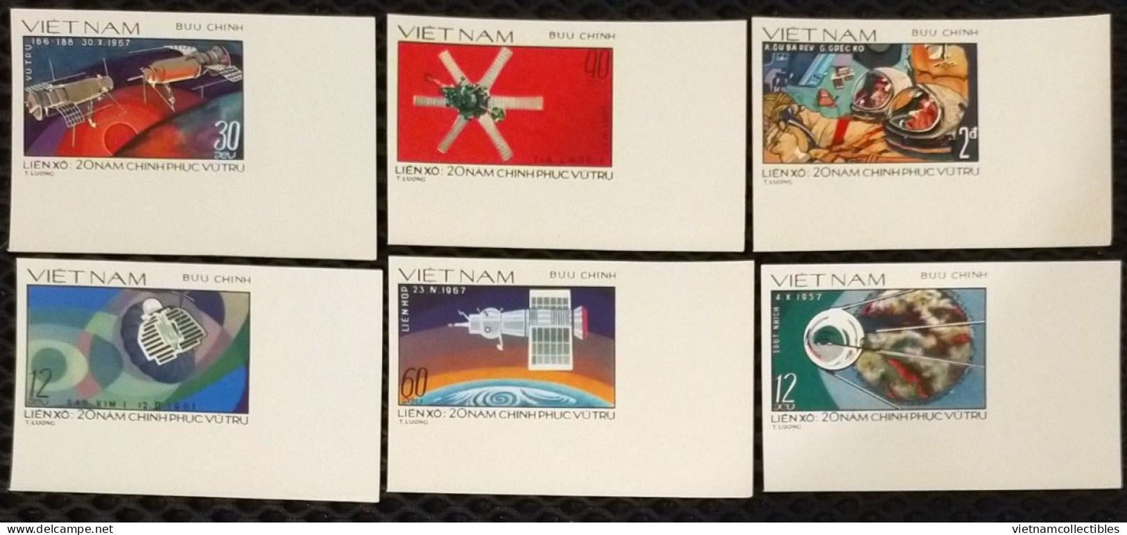 Vietnam Viet Nam MNH Imperf Stamps 1978 : 20 Years Of Space Exploration (Ms341) - Vietnam