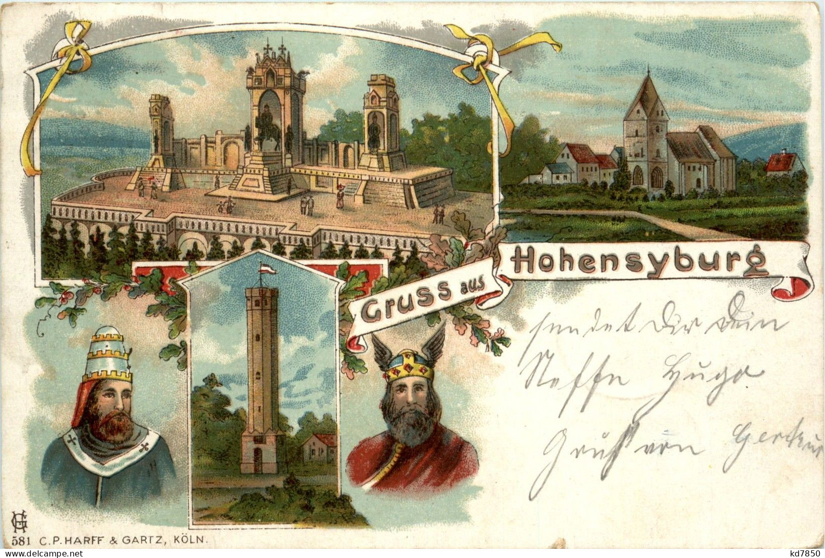 Gruss Aus Hohensyburg - Litho - Dortmund