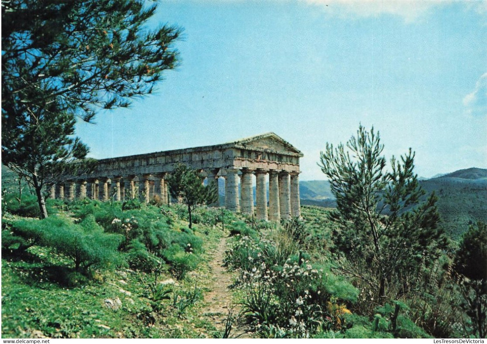 ITALIE - Segesta - Le Temple - Carte Postale - Siracusa