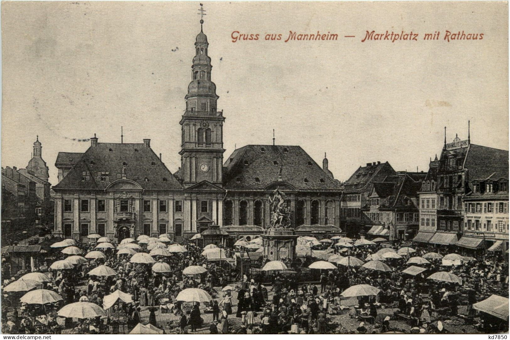 Gruss Aus Mannheim - Marktplatz - Mannheim