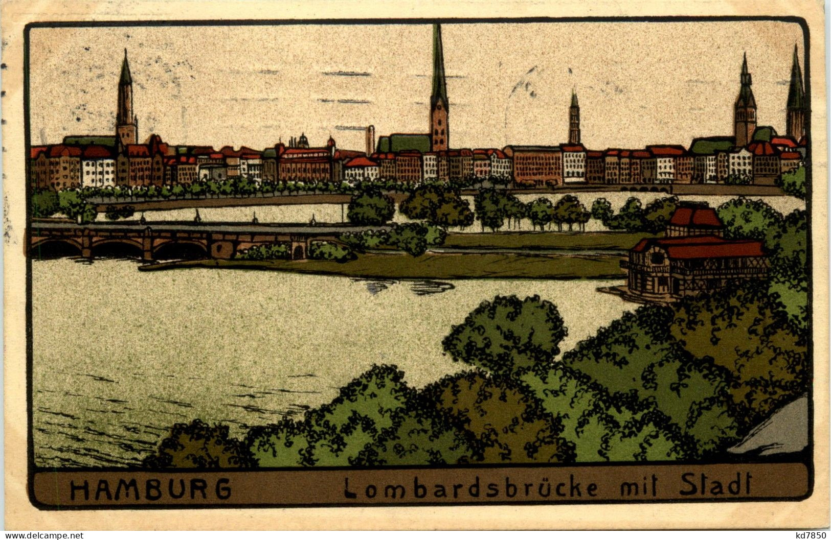 Hamburg - Lombardsbrücke - Andere & Zonder Classificatie