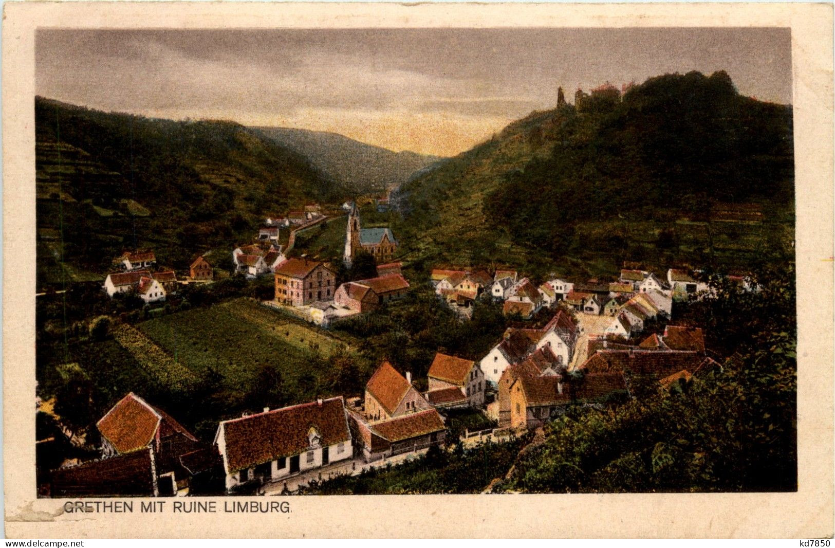 Grethen Mit Ruine Limburg Bei Bad Dürkheim - Bad Duerkheim