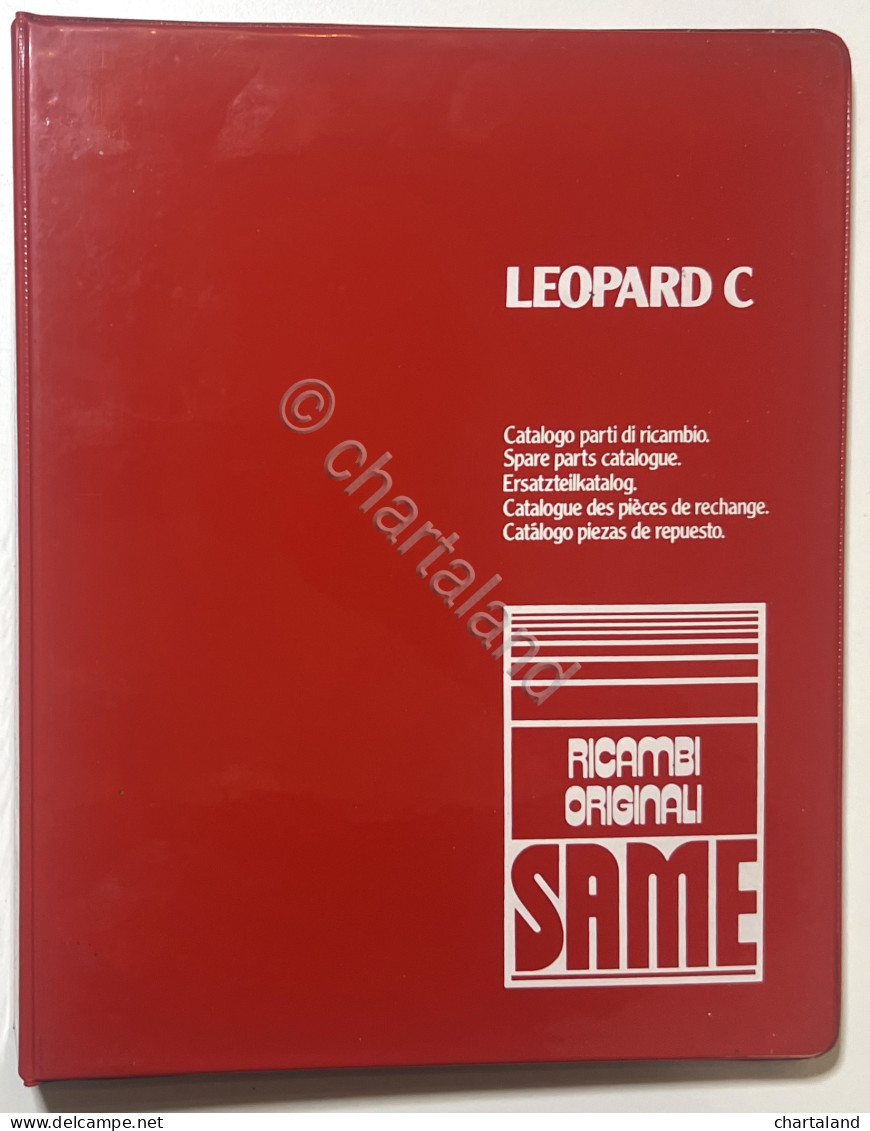 Catalogo Parti Di Ricambio Originali SAME Trattori - Leopard C - Ed. 1980 - Other & Unclassified