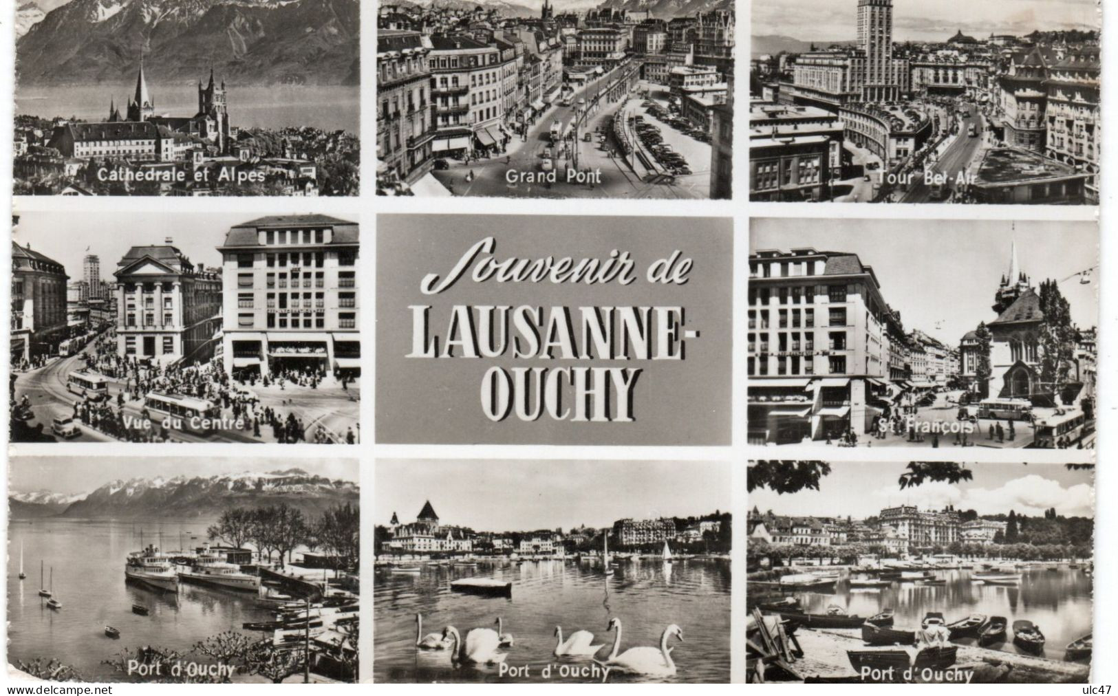 - Souvenir De LAUSANNE-OUCHY - Scan Verso - - Lausanne