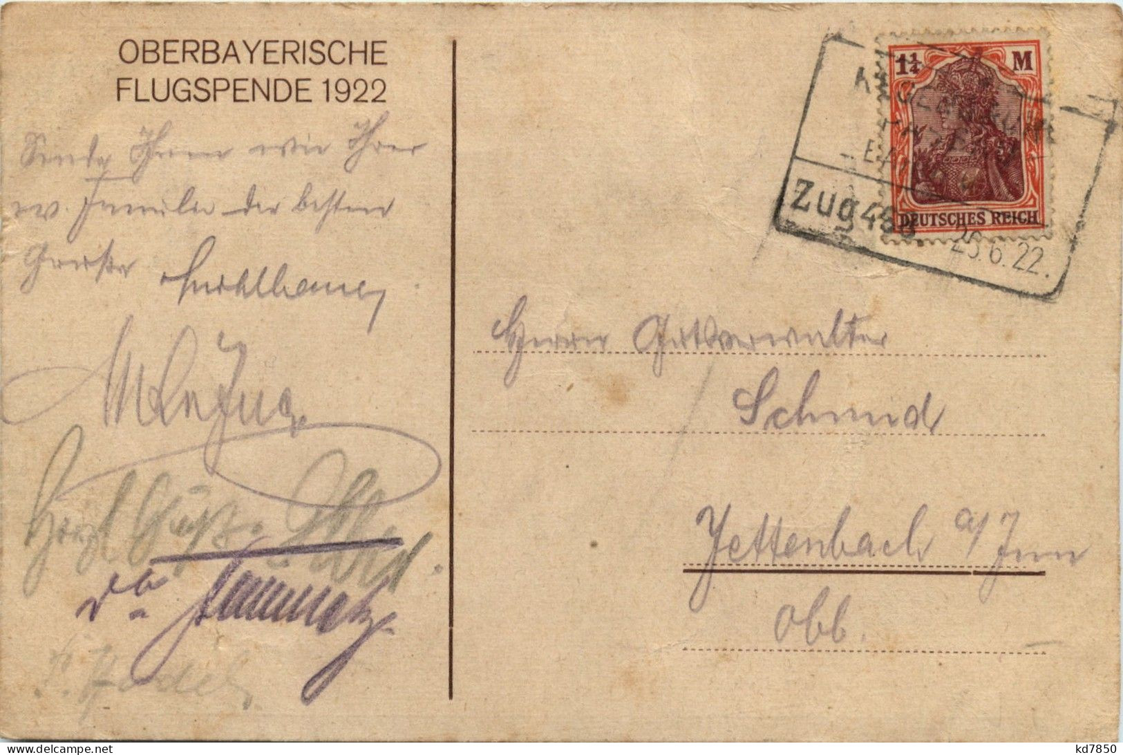 Oberbayrische Flugspende 1922 - Other & Unclassified