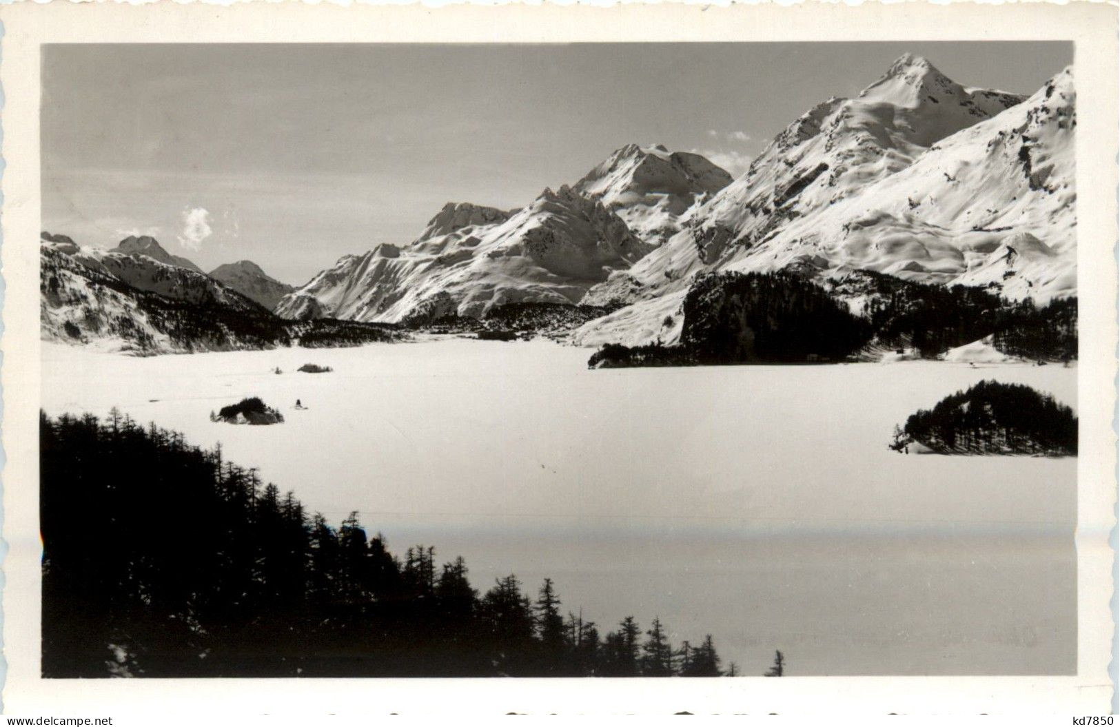 Sils Im Engadin - Der Bergeskranz Gegen Maloja - Other & Unclassified