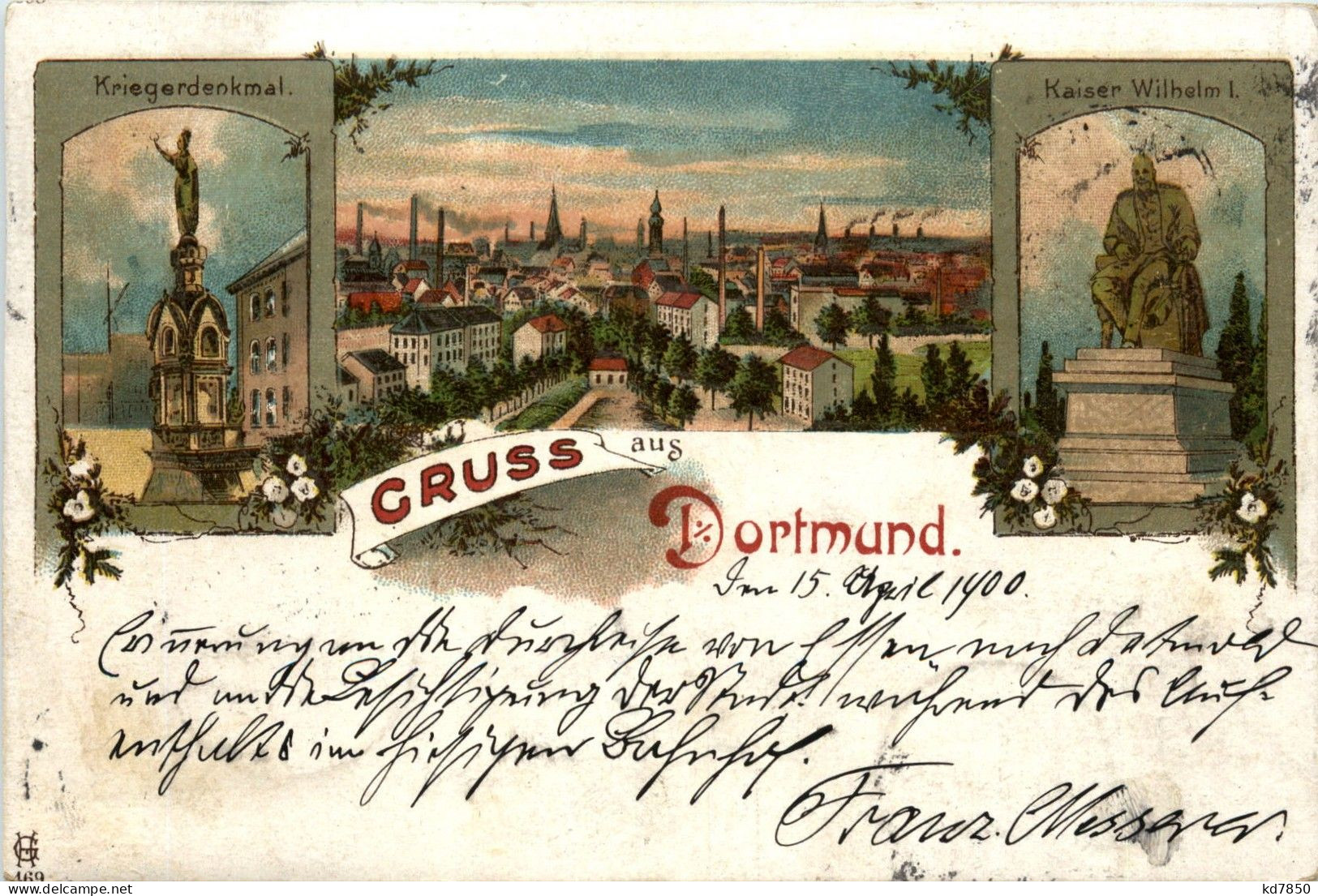 Gruss Aus Dortmund - Litho - Dortmund