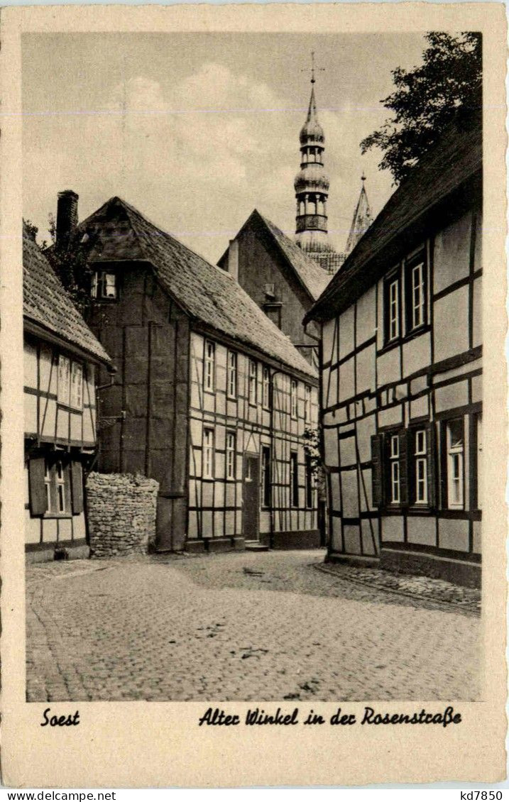 Soest - Alter Winkel In Der Rosenstrasse - Soest