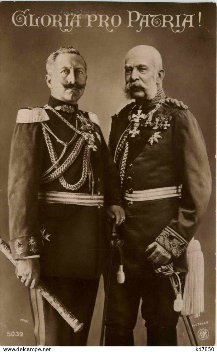 Kaser Franz Josef - Kaiser Wilhelm - Österrreich Deutschland - Weltkrieg 1914-18