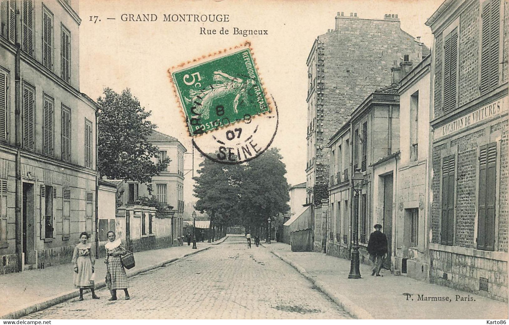 Grand Montrouge * La Rue De Bagneux * Location De Voitures - Montrouge