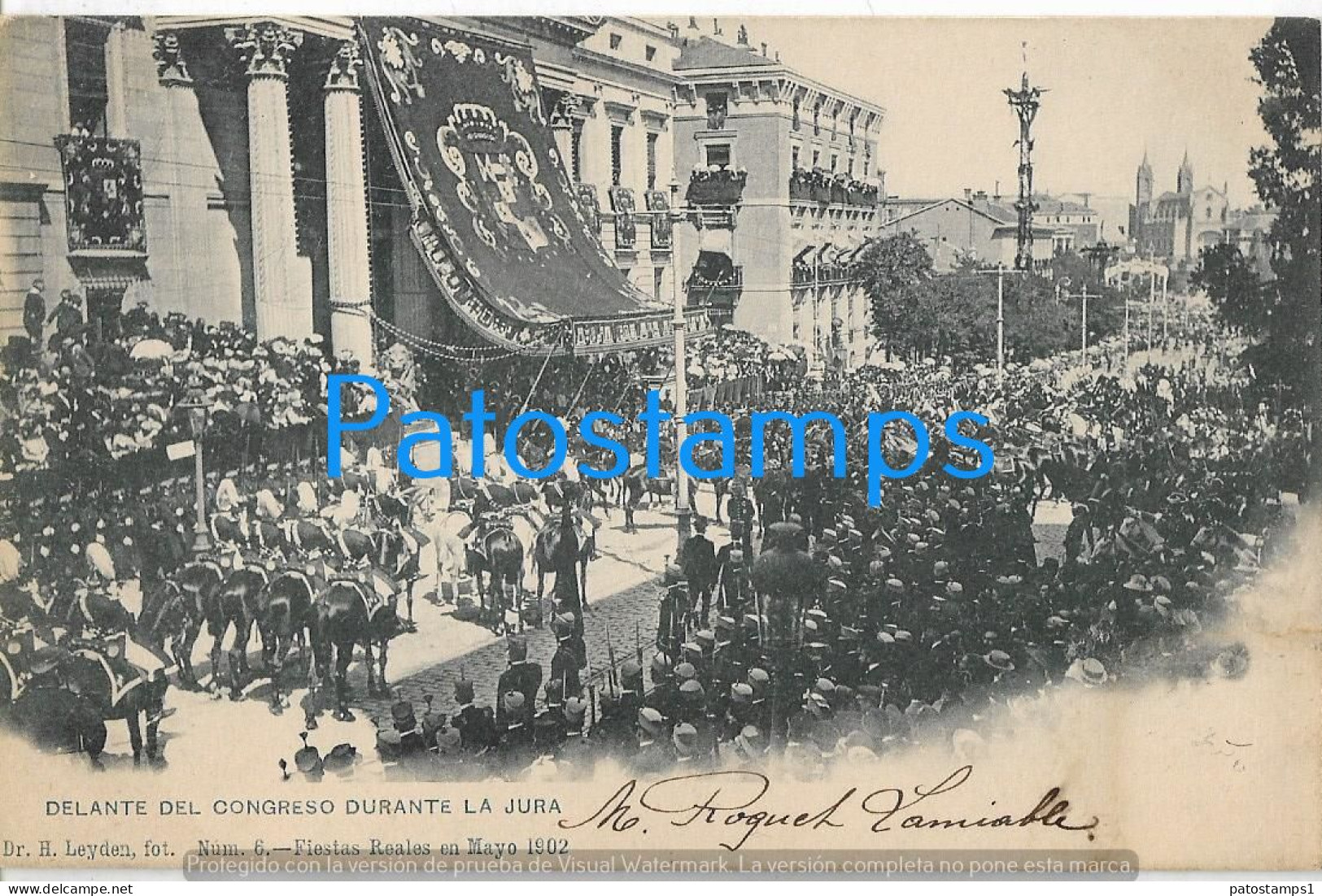 228905 SPAIN ESPAÑA DELANTE DEL CONGRESO DURANTE LA JURA POSTAL POSTCARD - Other & Unclassified