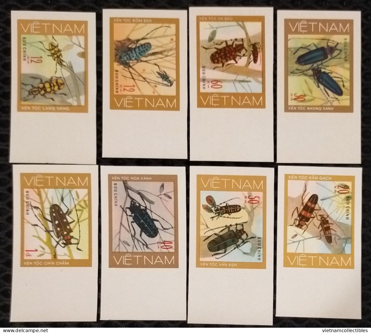Vietnam Viet Nam MNH Imperf Stamps 1977 : Capricornbeetles / Insect / Beetle (Ms324) - Viêt-Nam