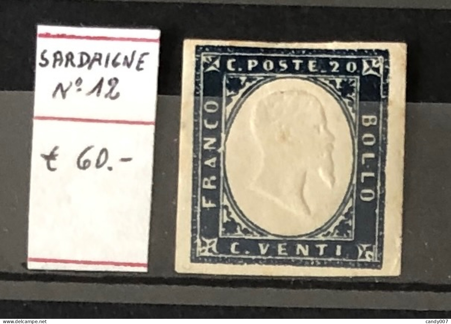 Italie Timbres  Sardaigne N°12 Neuf* - Sardinië