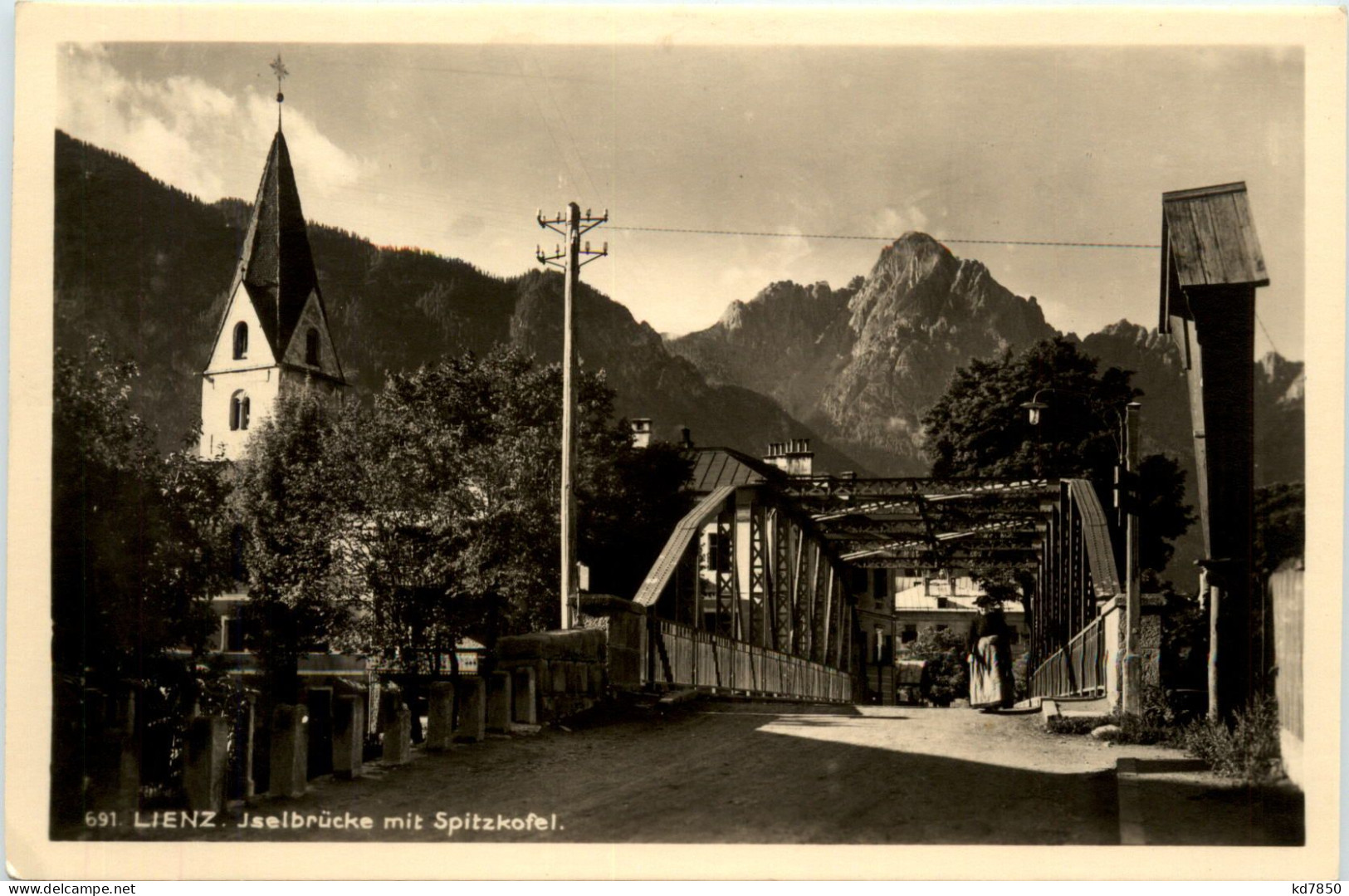 Lienz, Iselbrücke Mit Spitzkofel - Lienz