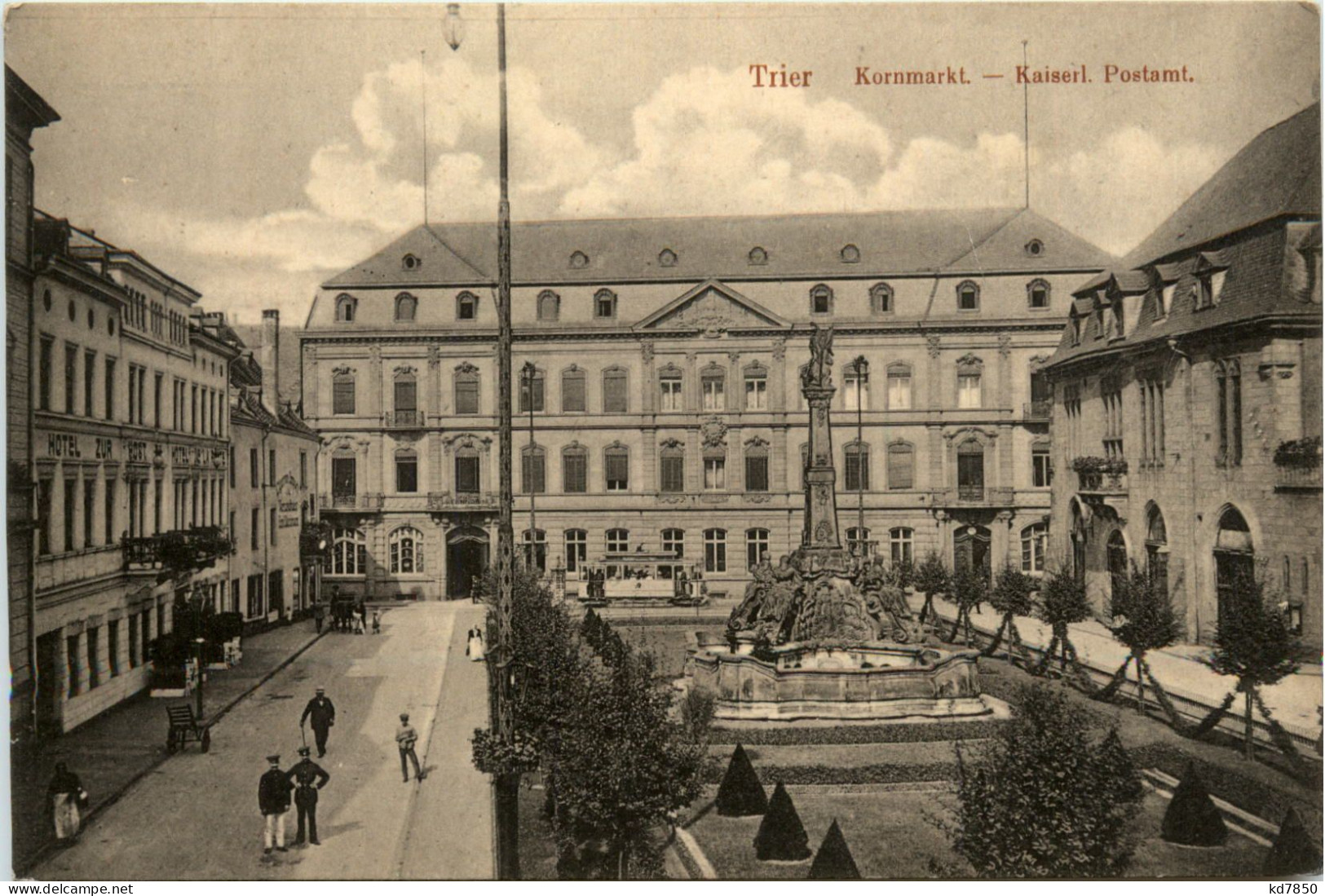 Trier, Kornmarkt, Kaiserl. Postamt - Trier