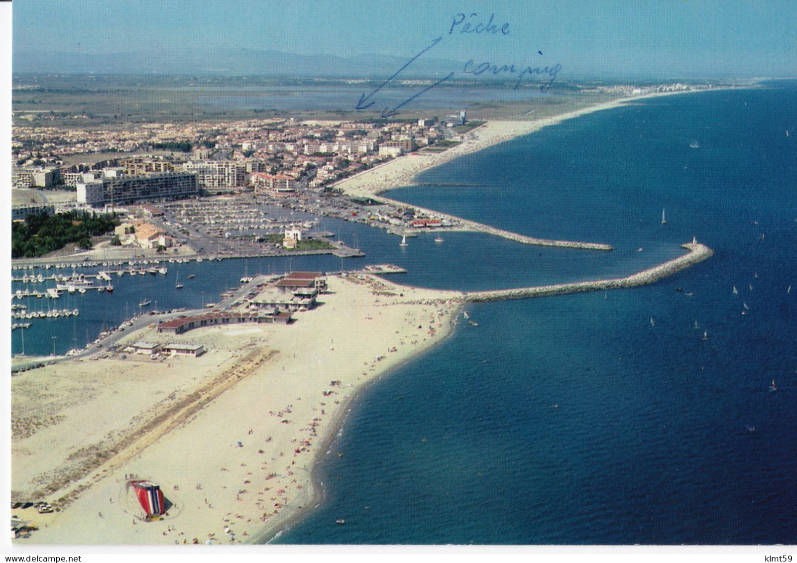 Saint-Cyprien-Plage - Vue Panoramique De La Station, Des Plages, Du Port De Plaisance - Saint Cyprien