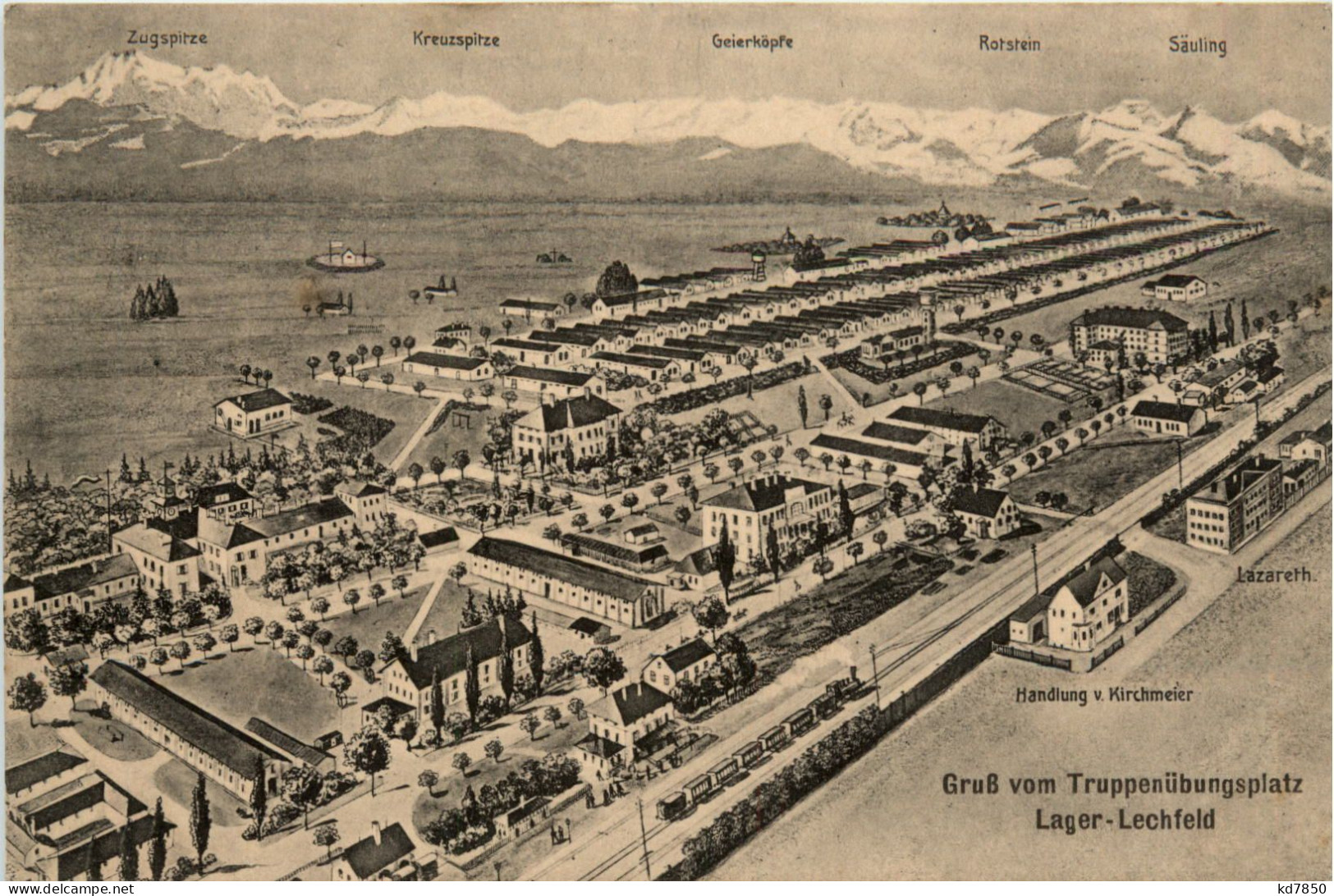 Lager Lechfeld, Gruss Vom Truppenübungsplatz - Augsburg