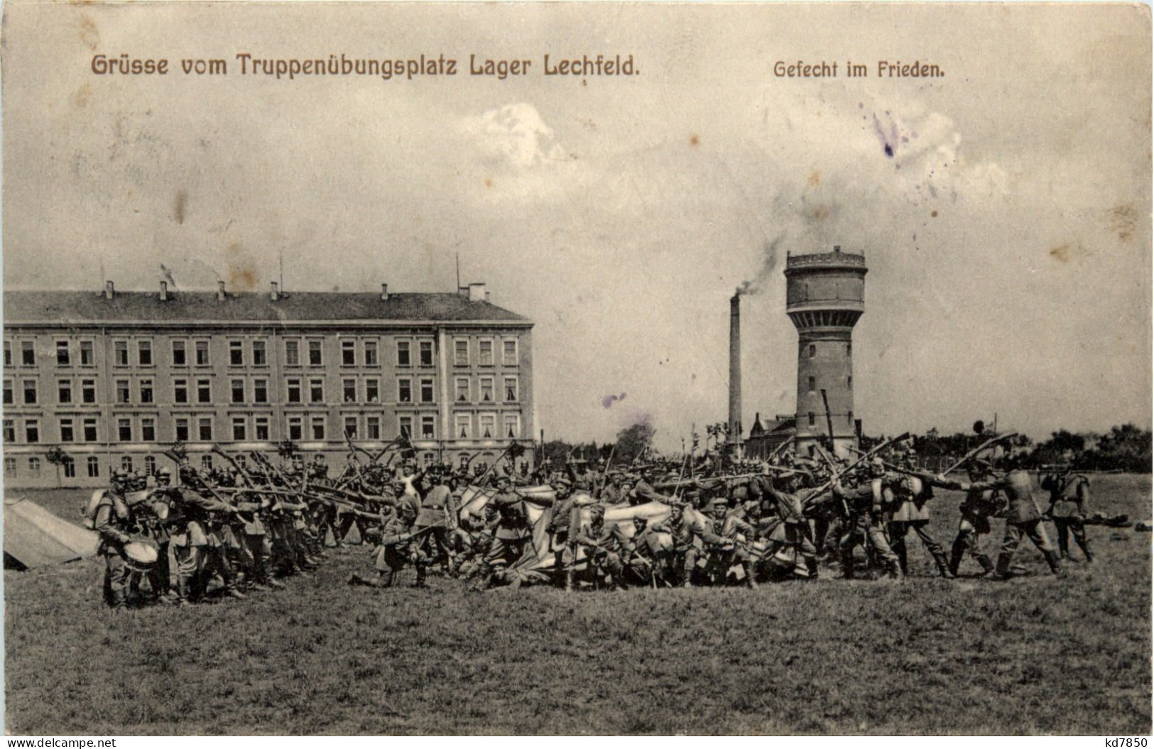 Lager-Lechfeld, Grüsse, Truppenübungsplatz, Ein Gefecht Im Frieden - Augsburg