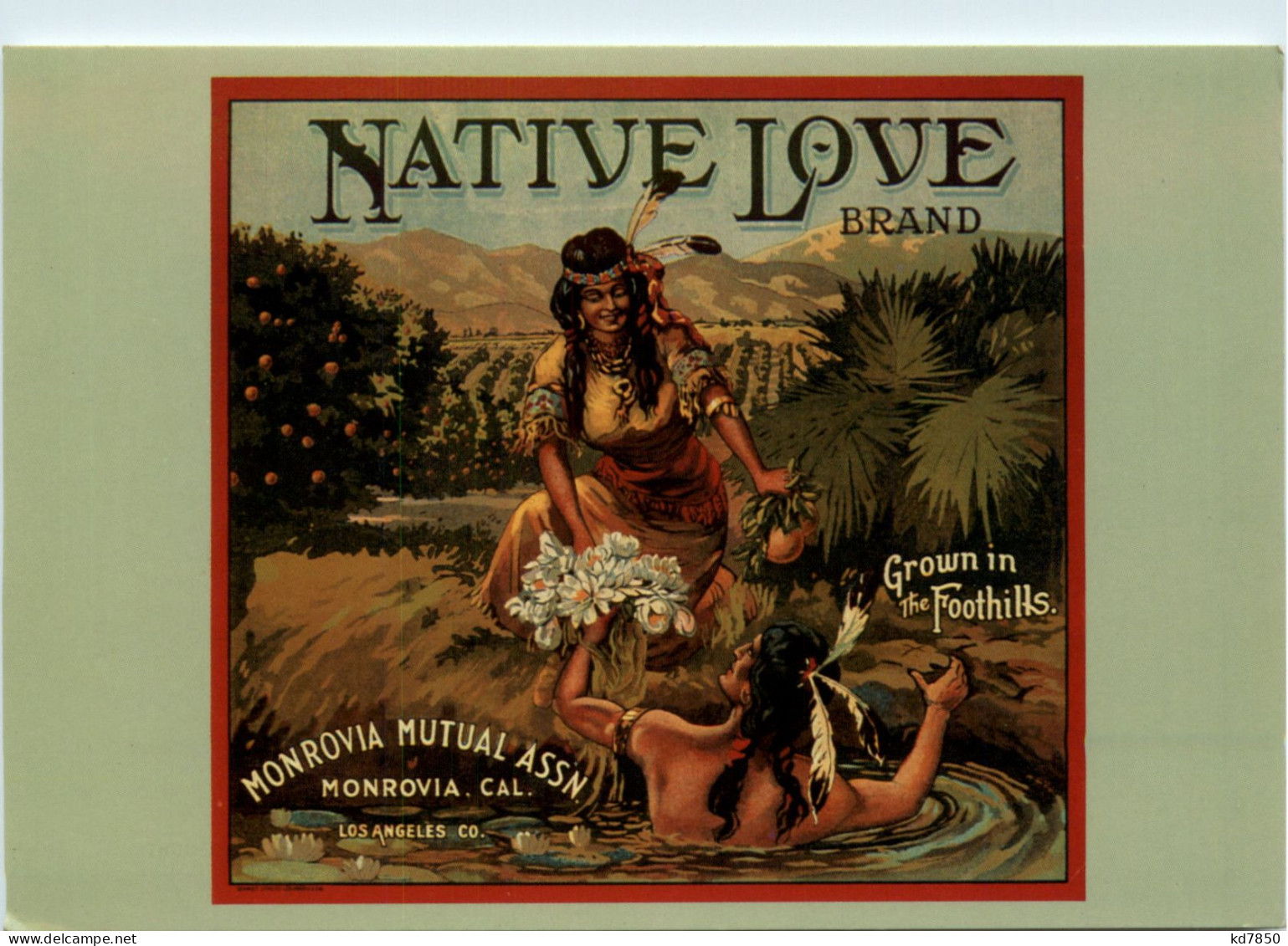 Native Love Brand - Indianer - Publicité