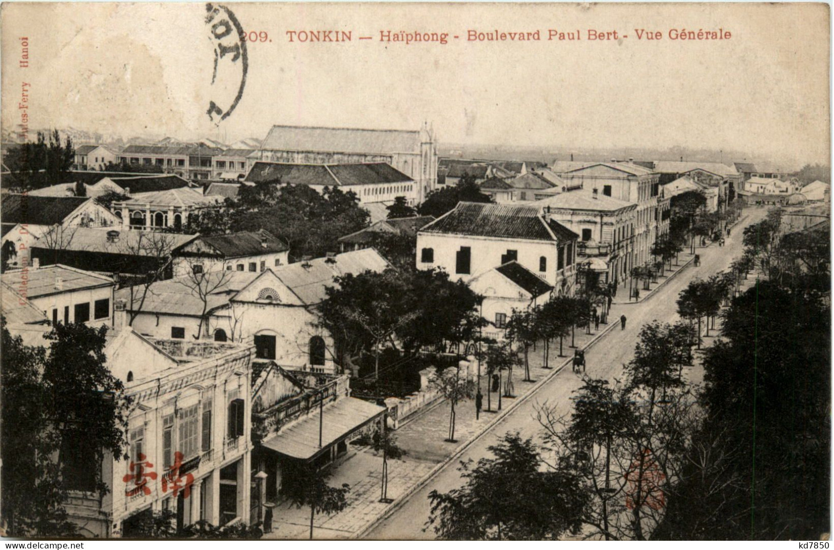 Tonkin - Haiphong - Boulevard Paul Bert - Vietnam