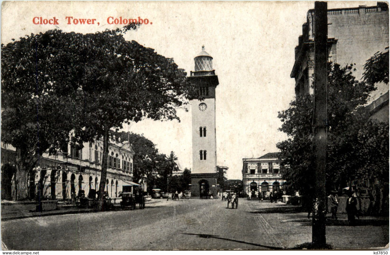 Colombo - Clock Tower - Ceylon - Sri Lanka (Ceylon)