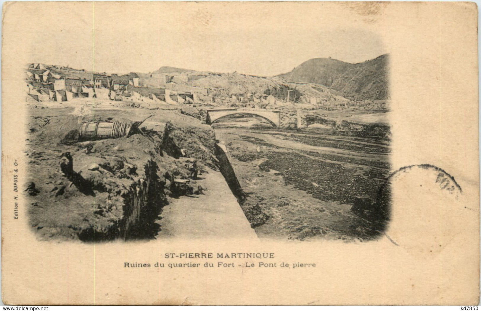 Martinique - St. Pierre - Ruines Du Quartier Du Fort - Sonstige & Ohne Zuordnung