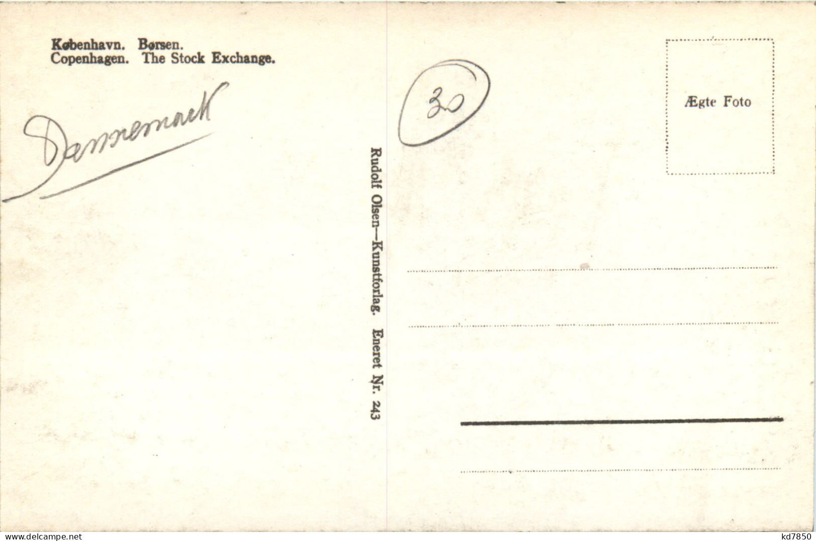 Kobenhavn - Borsen - Danemark