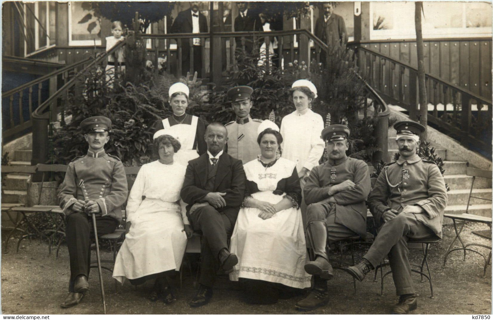 Freiburg I.Br., Gruppenbild Soldaten - Freiburg I. Br.