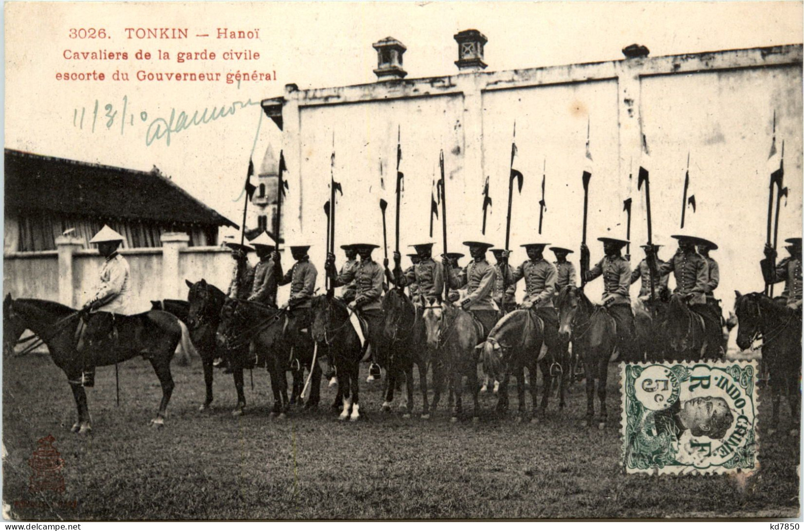 Tonkin - Hanoi - Cavalliers De La Garde Civile - Vietnam