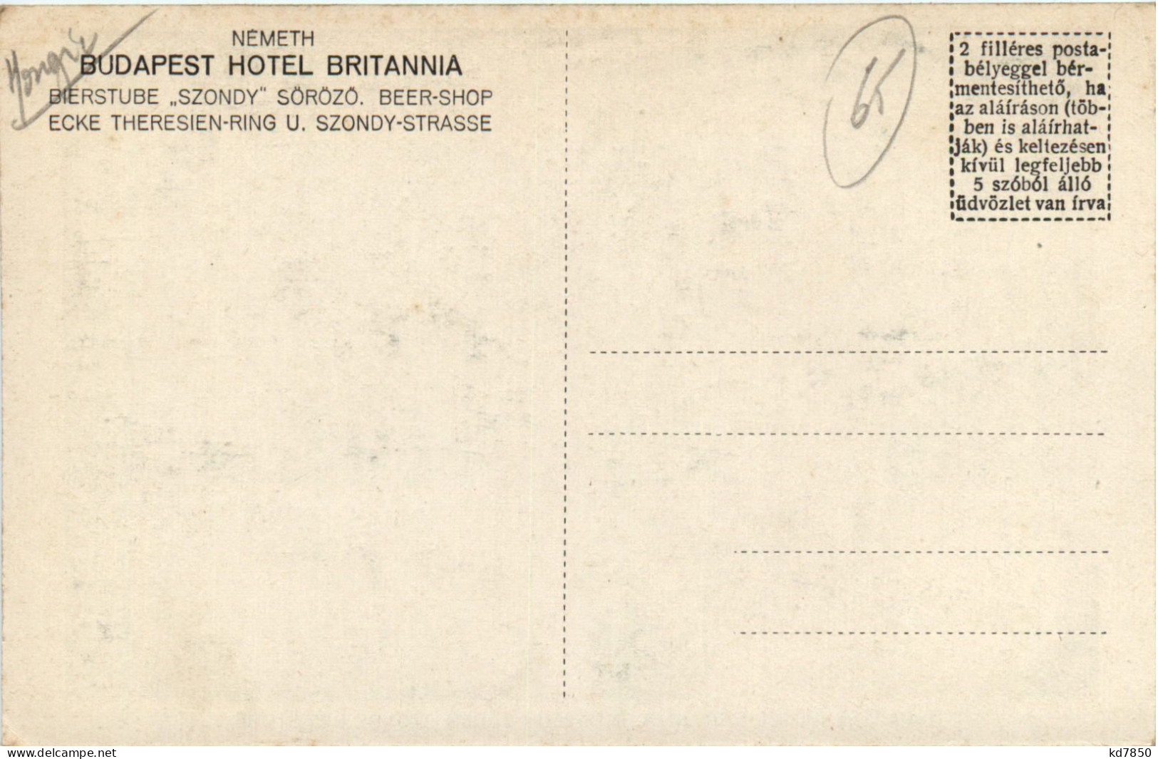 Budapest - Hotel Britannia - Ungarn