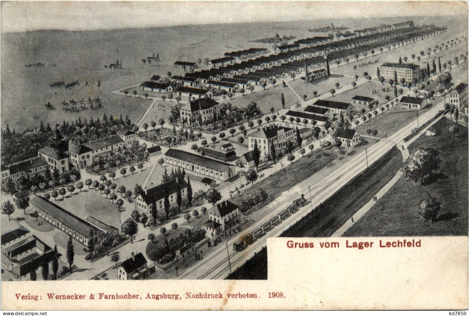 Lager-Lechfeld, Grüsse, - Augsburg