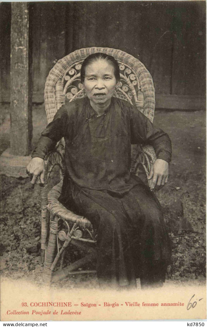 Saigon - Ba-Gin - Vieille Femme - Vietnam