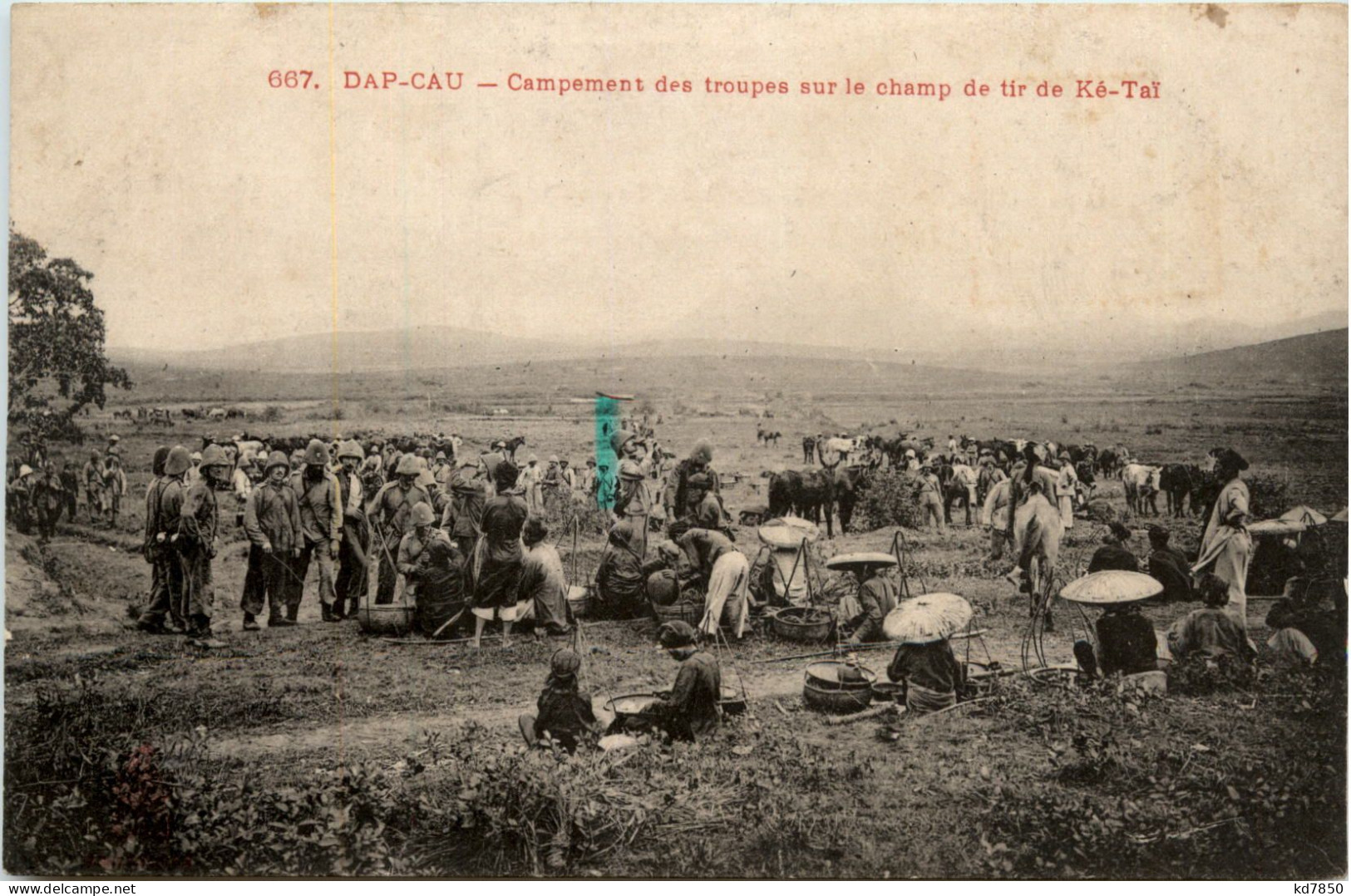 Dap-cau - Campement Des Troupes - Vietnam