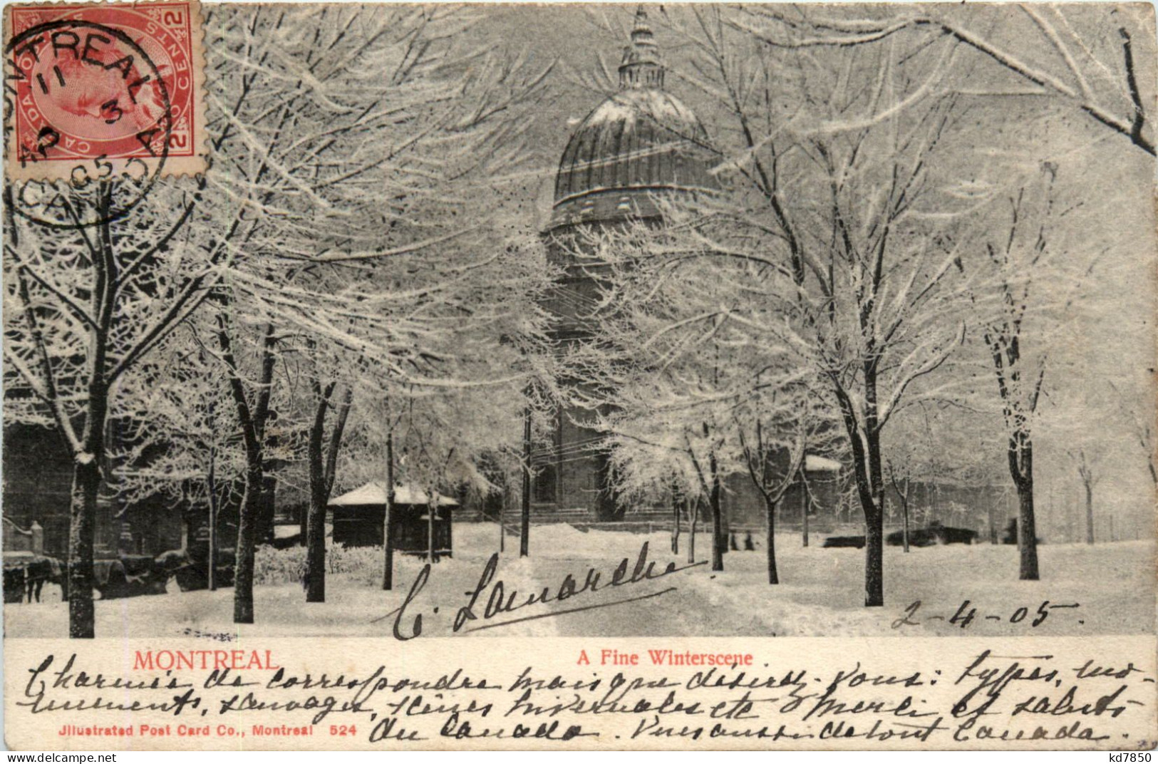 Montreal - A Fine Winterscene - Andere & Zonder Classificatie