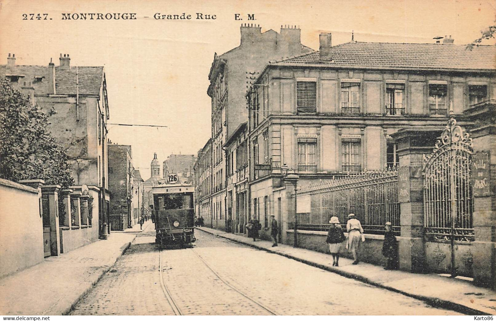 Montrouge * La Grande Rue * Tram Tramway - Montrouge