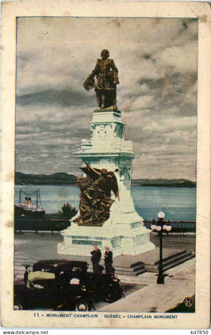 Quebec - Monument Champlain - Other & Unclassified