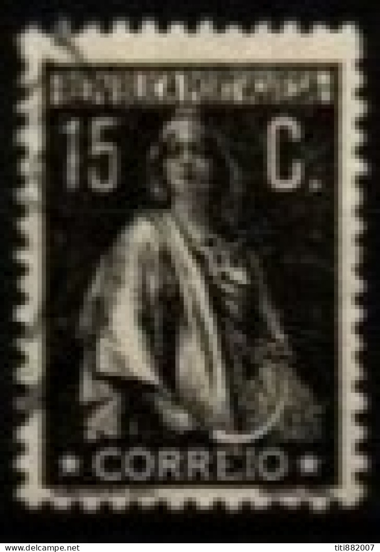 PORTUGAL   -     1923.   Y&T N° 277 Oblitéré.   Cérès. - Gebraucht