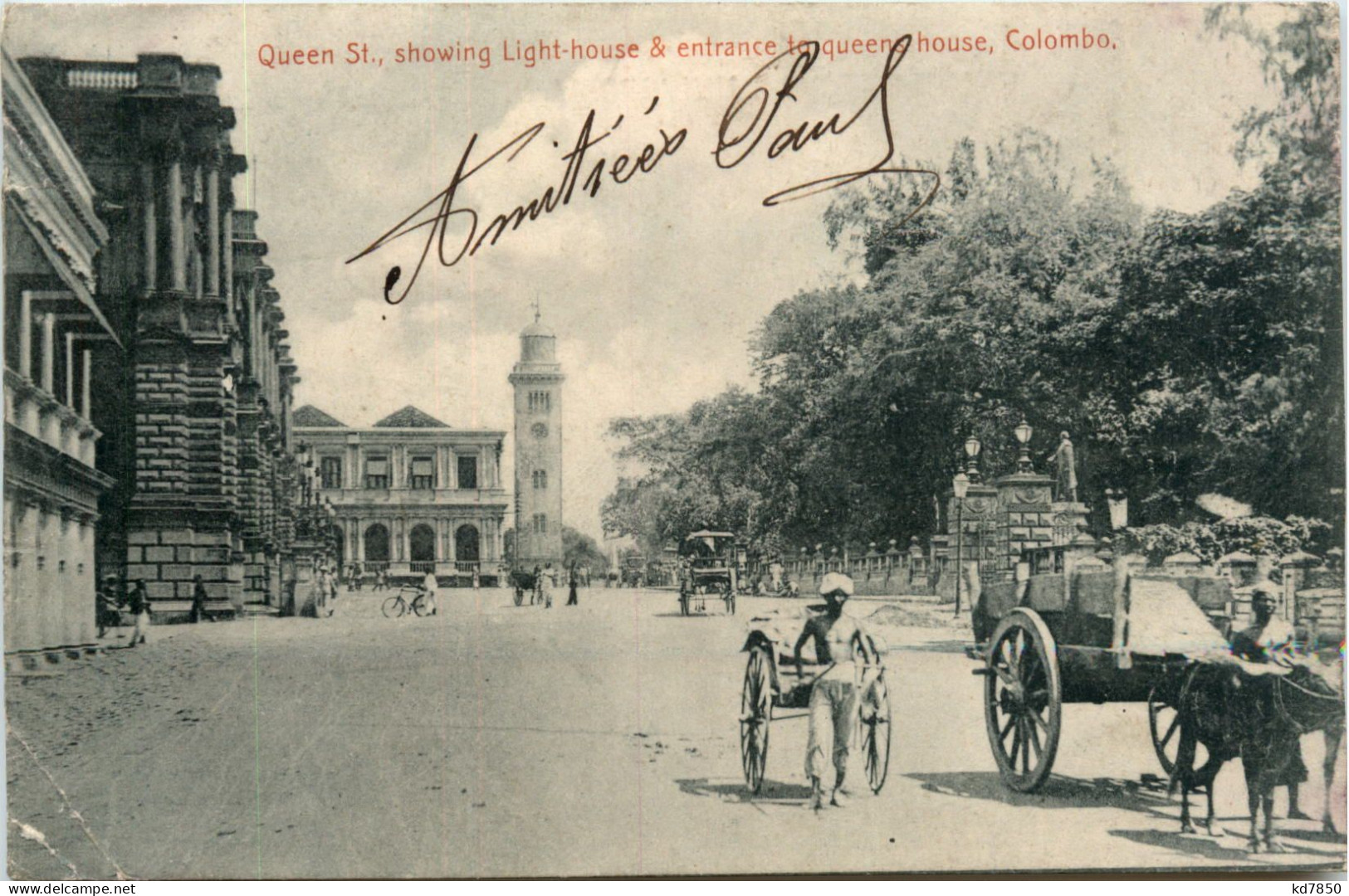 Colombo - Queen Street - Ceylon - Sri Lanka (Ceylon)
