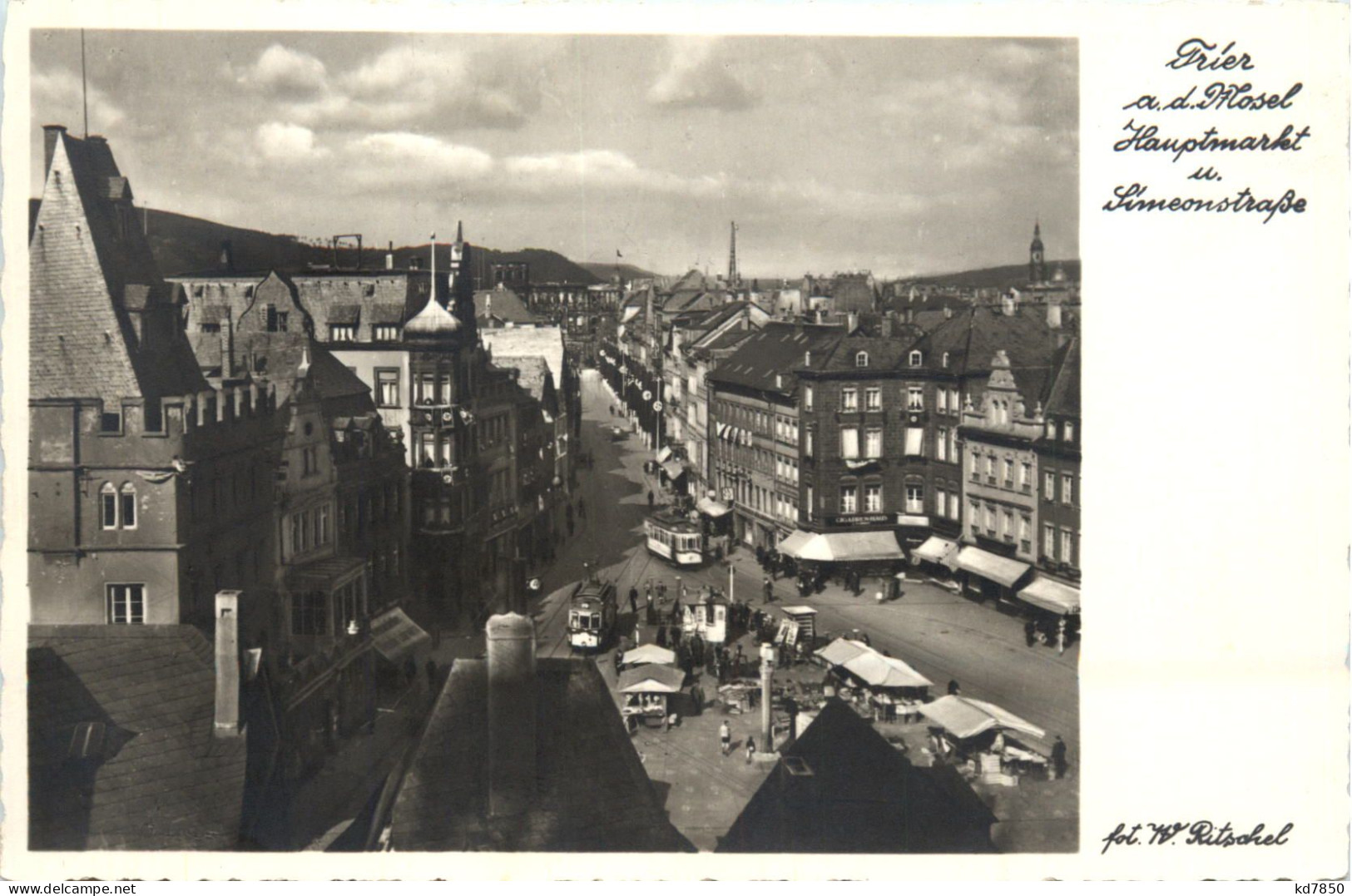 Trier, Hauptmarkt Und Simeonstrasse - Trier