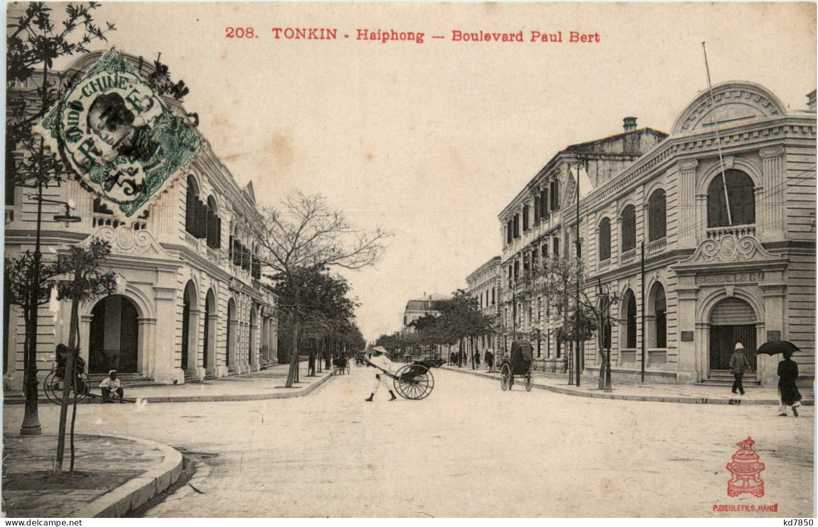 Tonkin - Hanoi - Boulevard Paul Bert - Vietnam