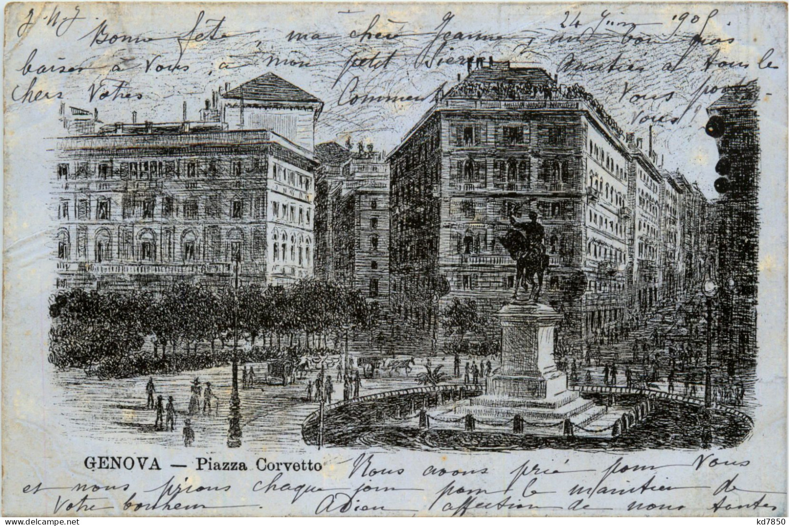 Genova - Piazza Corvetto - Genova (Genoa)