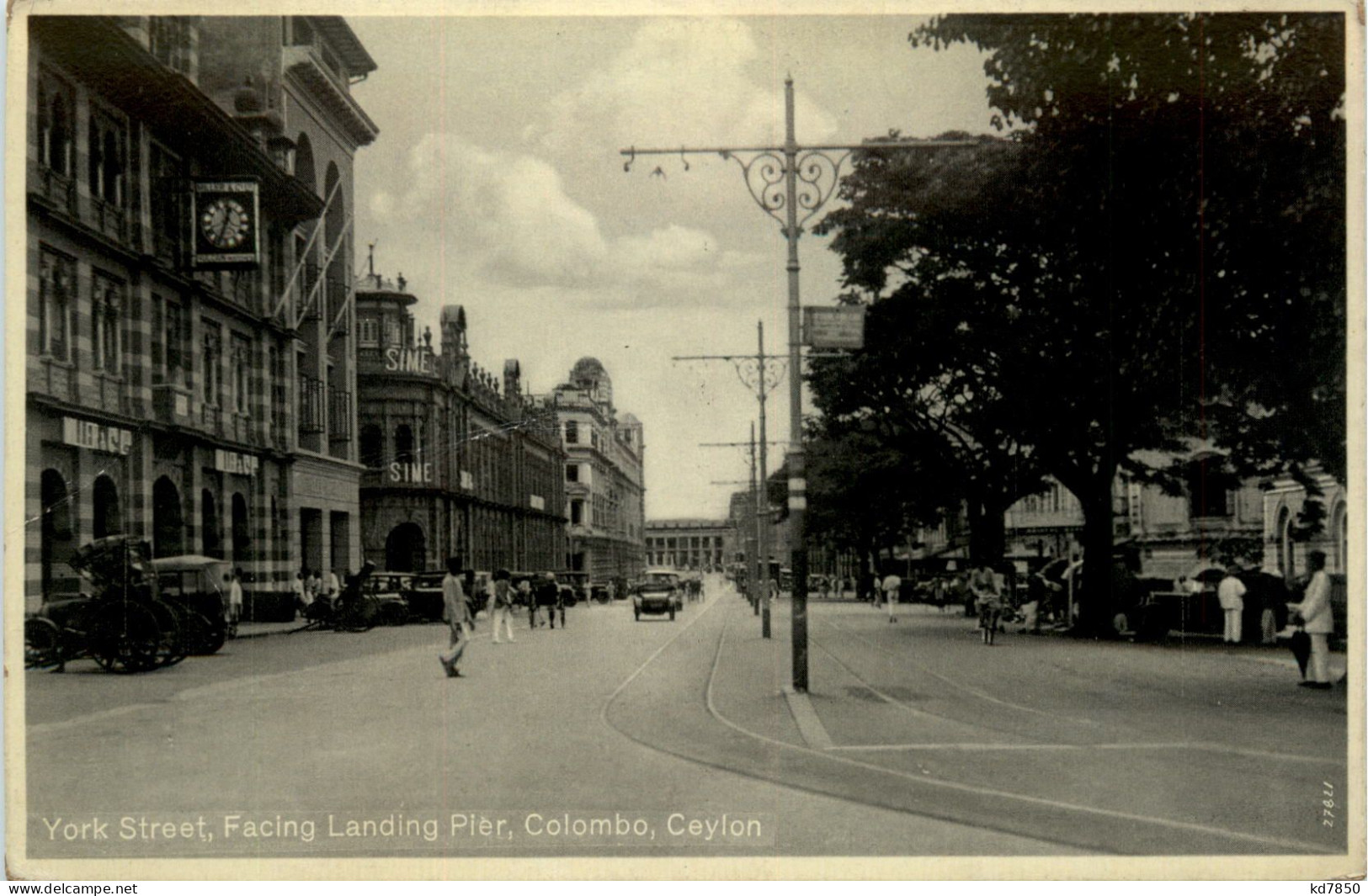 Colombo - York Street - Ceylon - Sri Lanka (Ceilán)