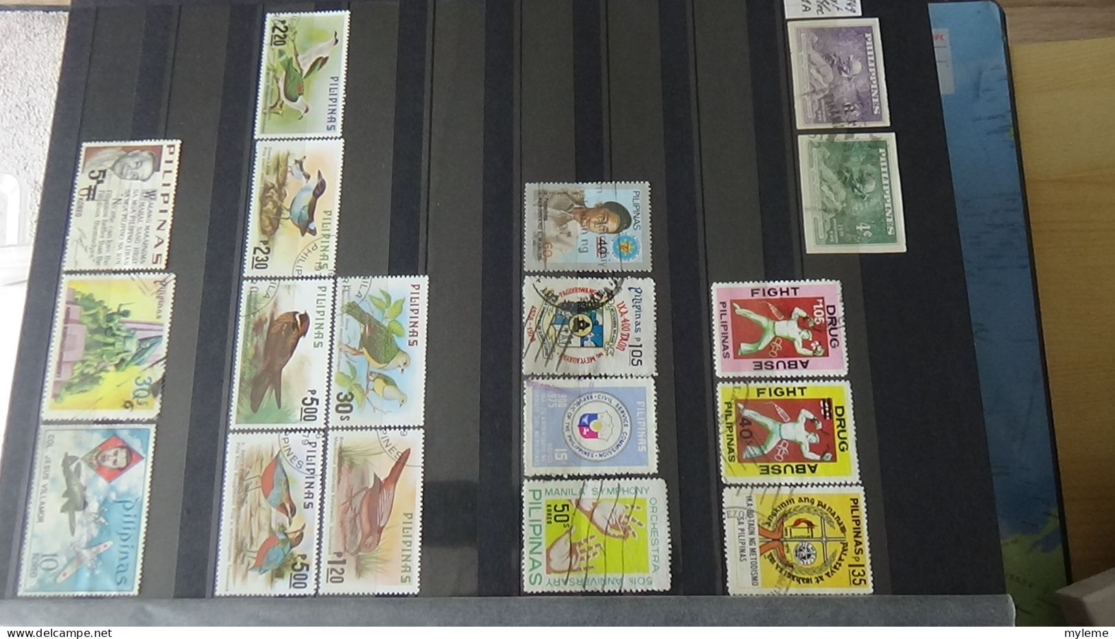 BG2 Ensemble de timbres de divers pays + France PA N° 15 ** Cote 1500 euros. A saisir !!!