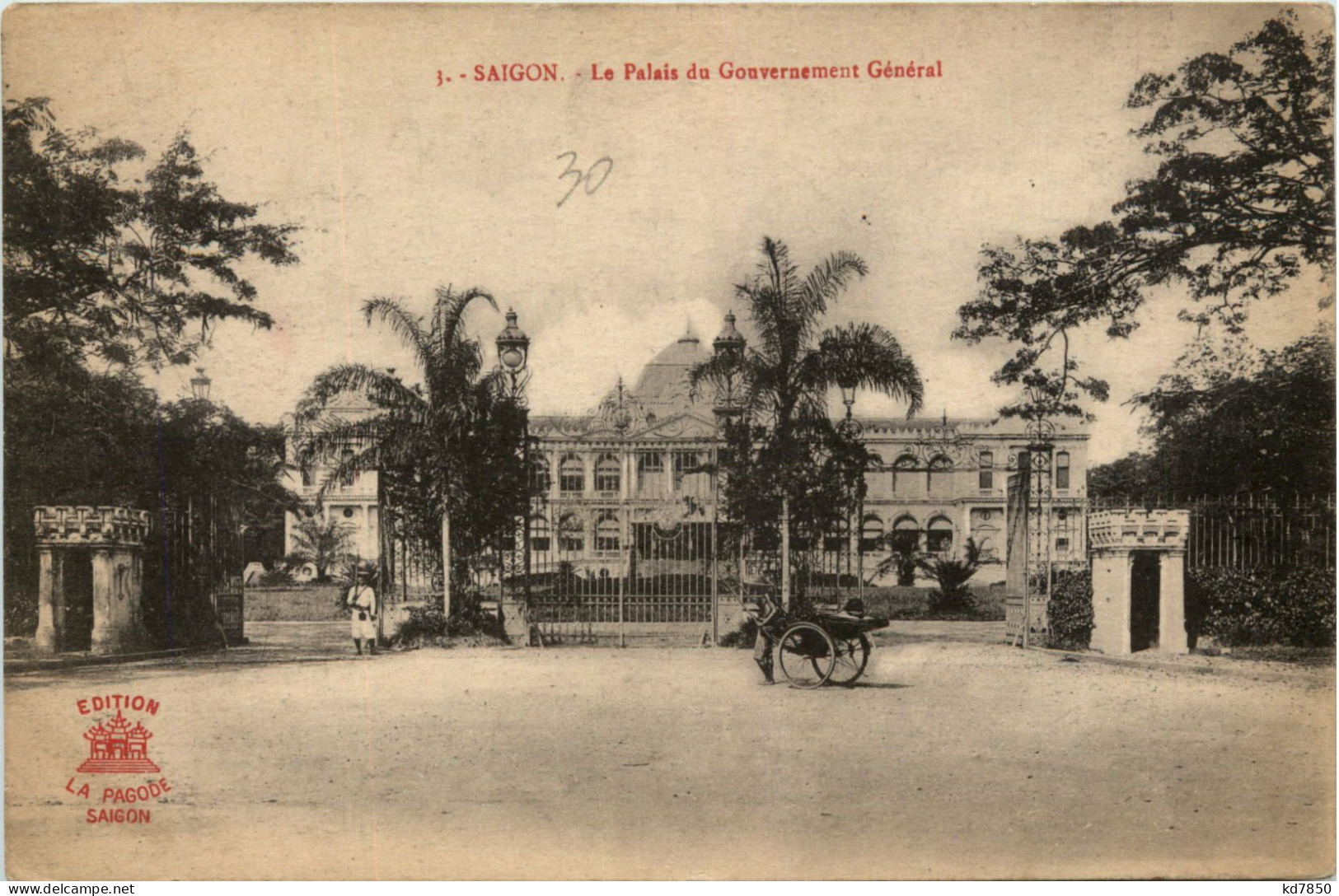 Saigon - Le Palais Du Gouvernement General - Vietnam